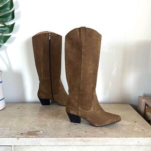 Duo Saffron Knee High Western Boots